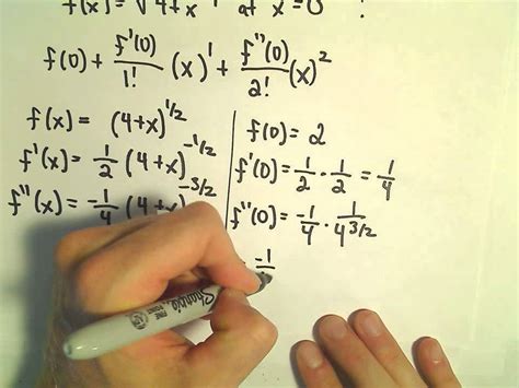 Finding a Taylor Polynomial to Approximate a Function, Ex 2 - YouTube