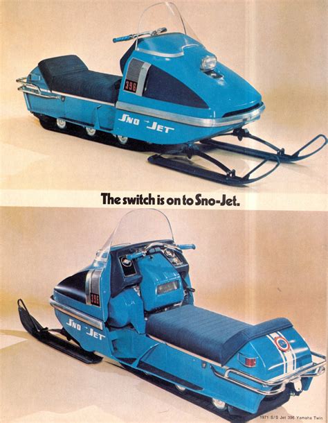 CLASSIC SNOWMOBILES OF THE PAST: 1971 SNO-JET SNOWMOBILES