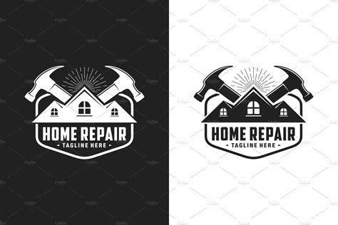 Home Improvement Logo Design | Branding & Logo Templates ~ Creative Market