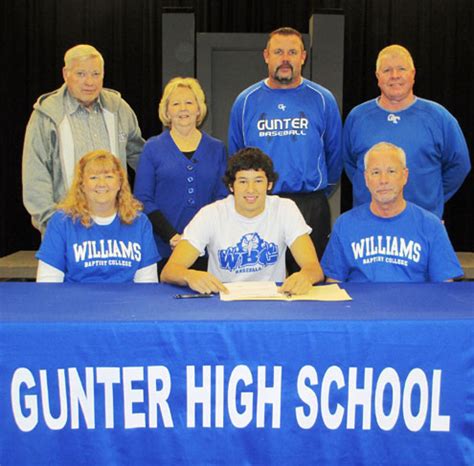 Gunter senior signs baseball Letter of Intent - North Texas e-News