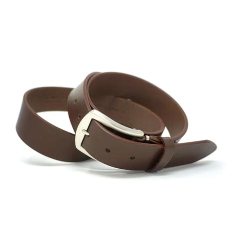 Italian Vachetta Leather Belt - Brown - 40mm