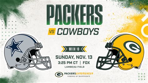 Packers to host Cowboys and former coach Mike McCarthy on Sunday, Nov. 13