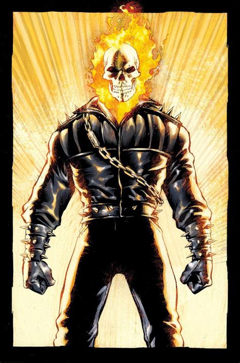 comic cartoons: Ghost Rider(Johnny Blaze)