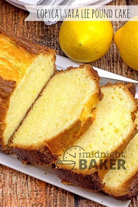 Copycat Sara Lee Pound Cake - The Midnight Baker