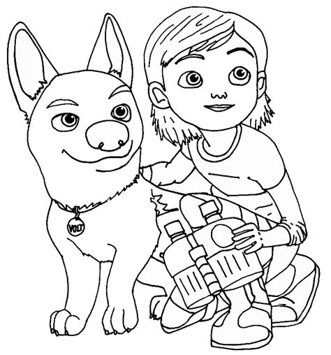 Bolt The Dog With Friends Coloring Pages Dog Coloring Page | Porn Sex Picture