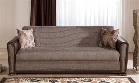 Istikbal Alfa Sleeper Sofa - Redeyef Brown Alfa-S-S1087 at Homelement.com