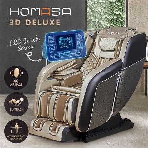 HOMASA Full Body Massage Chair Zero Gravity Massage Recliner with ...