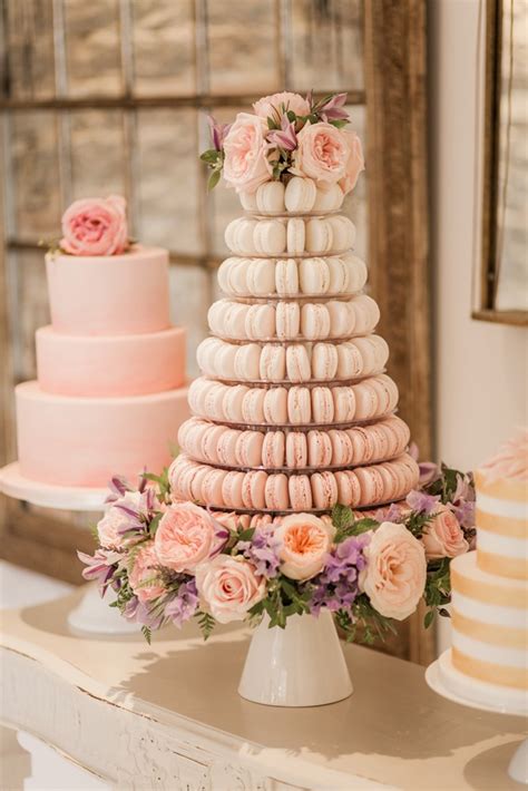 Macaron Wedding Cake - Chic Vintage Brides : Chic Vintage Brides