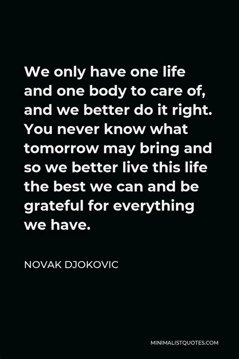 Novak Djokovic Quotes | Minimalist Quotes