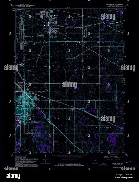 Crown point indiana map hi-res stock photography and images - Alamy