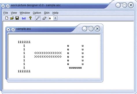 ascii picture designer---ascii art make tool