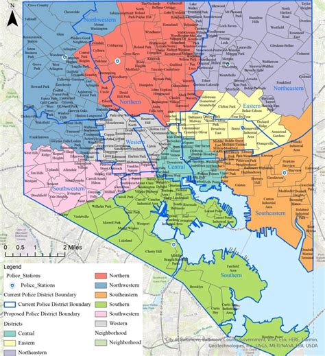 Baltimore City’s police district boundaries shifting for first time in decades | WYPR