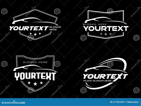 Set of Exotic Car Logo Badge, Emblem Design Template Vector Eps 10 ...