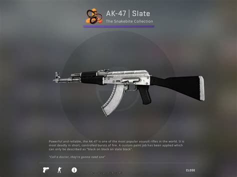 What is wrong with my ak Slate? I wanted an all black one not a Panda AK. :( : csgo