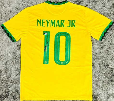 Neymar Jr. Signed Nike Brazil Jersey Beckett BAS LOA | eBay