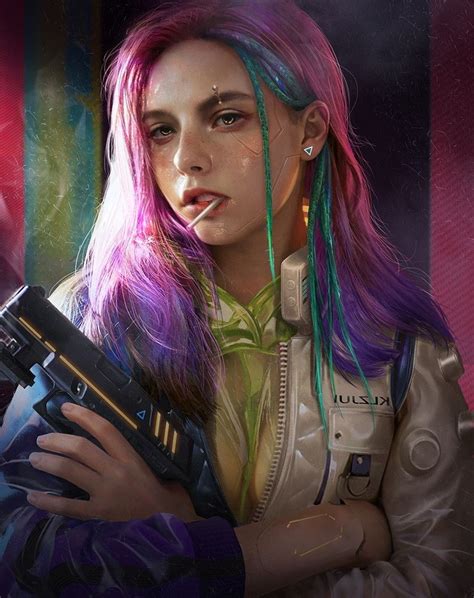 Pin on Art 6 | Cyberpunk art, Cyberpunk girl, Cyberpunk character