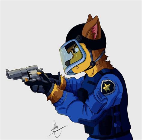 Chase by Shein07 on DeviantArt | Paw, Chase paw patrol, Paw patrol