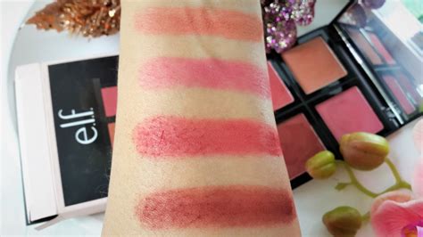 Elf Studio Blush Palette Dark Review - Glossnglitters