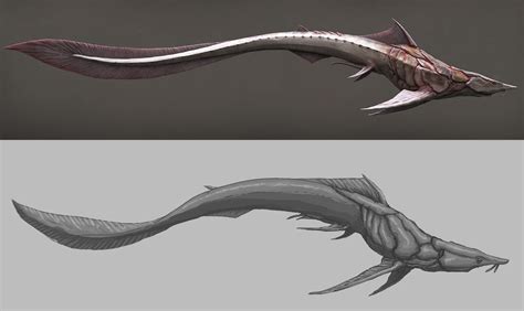 ArtStation - Armored Fish, Florent Desailly | Monster concept art, Creature concept art ...