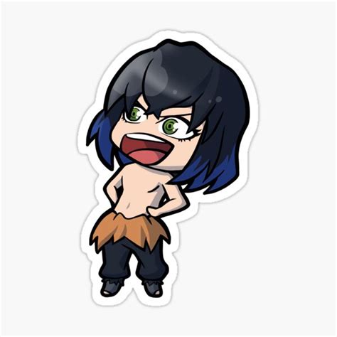 "Chibi In0suke Demon Killer" Sticker for Sale by WillieAguilar | Redbubble