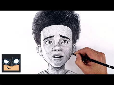 How To Draw Miles Morales | Sketch Masterclass #7 - Videos For Kids