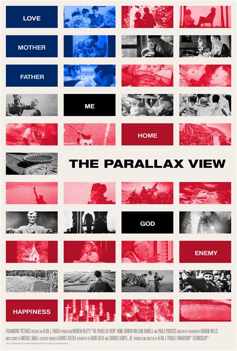 The Parallax View (1974) Mondo Posters, Film Posters, Grid Poster ...