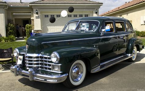 1949 Cadillac Series 75 Limousine by Fleetwood - dark green - fvl 2 - General Motors Products ...