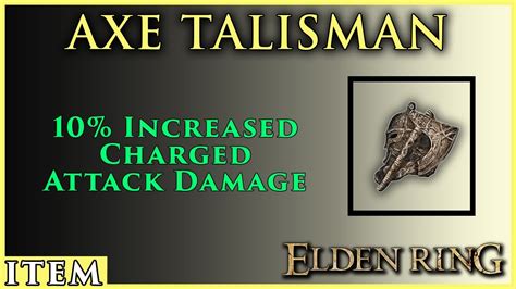 Axe Talisman | Location Quick Guide | Elden Ring - YouTube