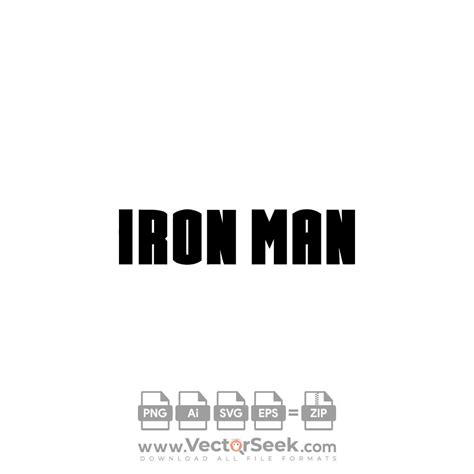 Iron Man Logo Vector - (.Ai .PNG .SVG .EPS Free Download)