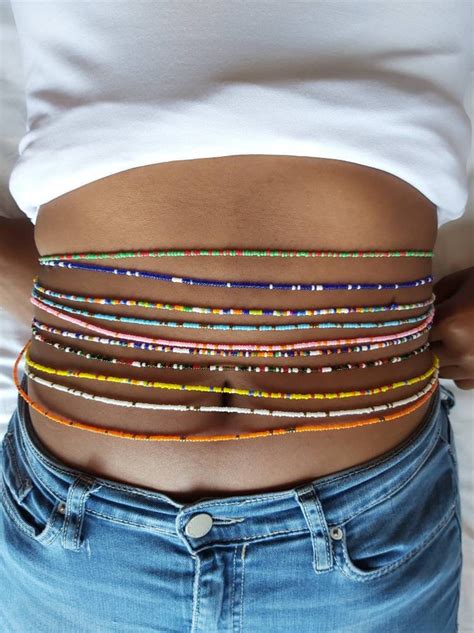 African Waist Beads Waist Beads for Weight Loss Slimming - Etsy