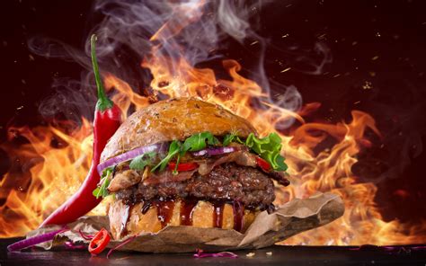 1920x1200 Hot Spicy Burger 1080P Resolution ,HD 4k Wallpapers,Images ...