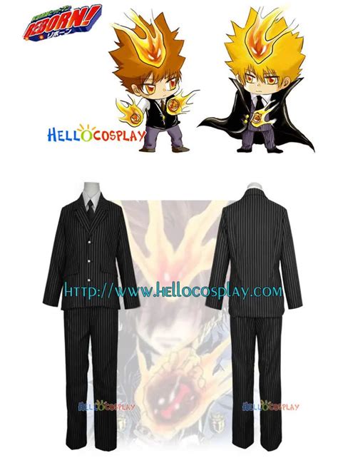 Katekyo Hitman Reborn Tsunayoshi Sawada Cosplay Suit H008-in Anime ...