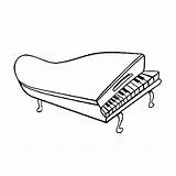 75  Desenhos De Piano GRÁTIS Para Imprimir E Colorir sketch template