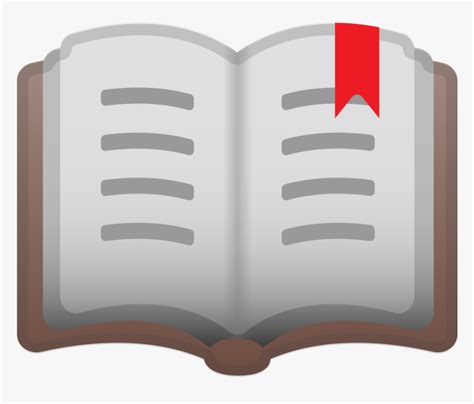 Open Book Icon - Book Emoji, HD Png Download - kindpng