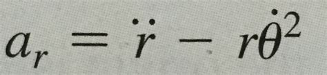 Solved I need help understanding why [Ar = (r-double dot) | Chegg.com