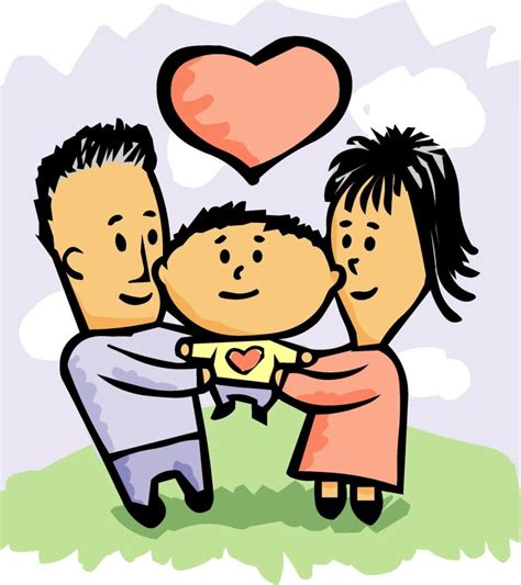 Family love, parents holding child boy, drawing image in Cliparts category at pixy.org