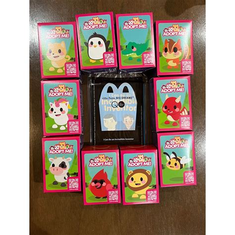 Adopt Me McDonalds Toys Complete Set Adopt Me Happy Meal Toys | Shopee ...