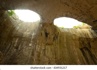 Eyes God Prohodna Cave Bulgaria Stock Photo 1398405608 | Shutterstock