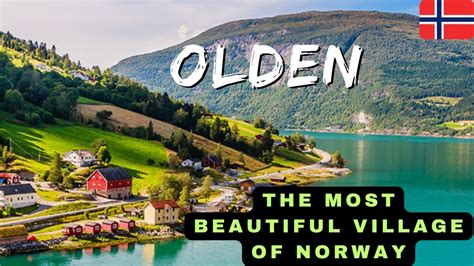 OLDEN - Walking Tour(4K) - The Most Beautiful Village Of Norway 🇳🇴 ...