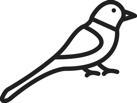 Bird icon vector image. 23934080 Vector Art at Vecteezy