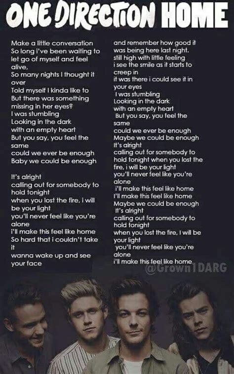 Pin by Uioux.32 on 1D.LYRICS | One direction lyrics, One direction ...