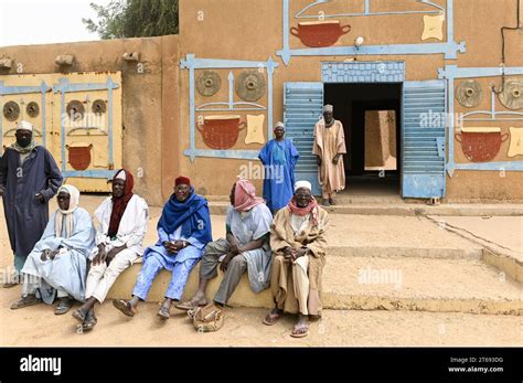 Niger, Maradi NIGER, Maradi, Tibiri, palace of Sultan of Gobir, Hausa ...