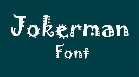 Jokerman Font | Free Fonts Vault