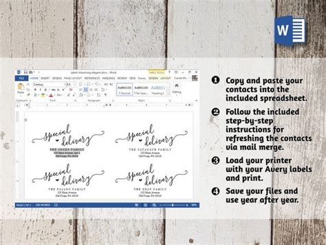 How to mail merge labels from excel to word avery - trackingopm