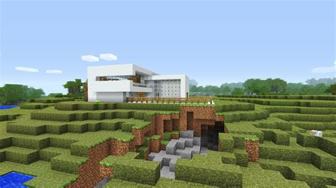 Burntcustard's Minecraft Blog: Showcase - My modern snow house