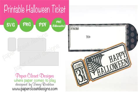 Halloween Raffle Ticket Template Editable Printable *EDIT, 59% OFF