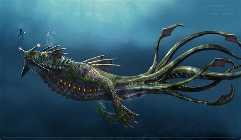 Leviathan - Google Search | Sea dragon leviathan, Sea monster art, Subnautica creatures