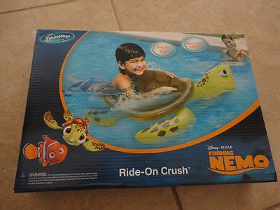 SwimWays Finding Nemo Ride on Crush Turtle Pool Float Ride NEW | #350900502