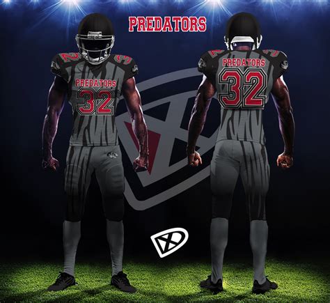 Fully Custom Game Football Uniforms - Design examples - Dmaxx Sports