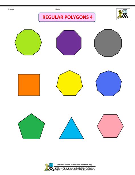 Printable Shapes 2D and 3D